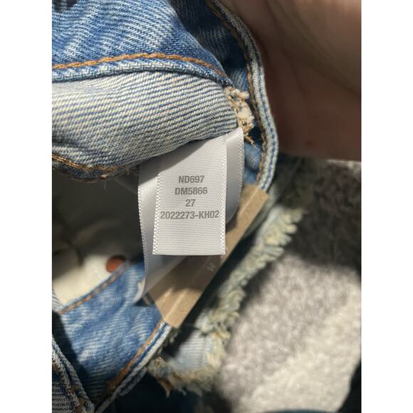 NWT Madewell Women's Size 27 Relaxed Denim Shorts Lemar Wash - Picture 9 of 11